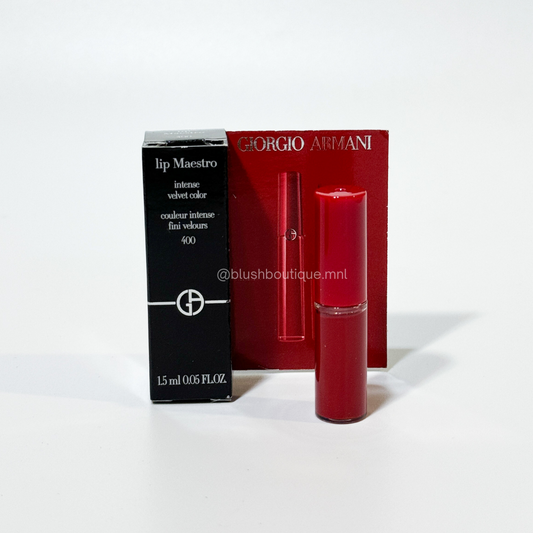 Armani Beauty Lip Maestro in 400 Red 1.5ml