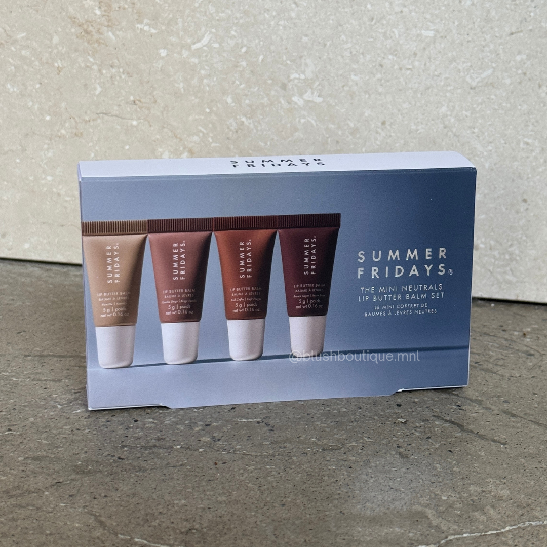 Summer Fridays The Mini Neutrals Lip Butter Balm Set