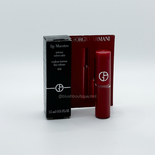 Armani Beauty Lip Maestro in 400 Red 1.5ml