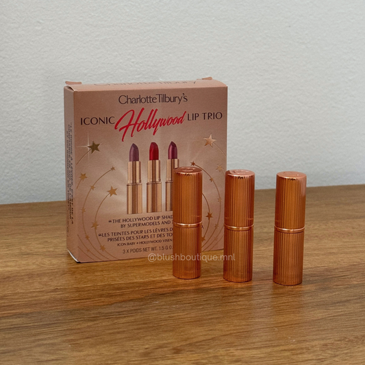 Charlotte Tilbury Mini Iconic Hollywood Lipstick Trio Set